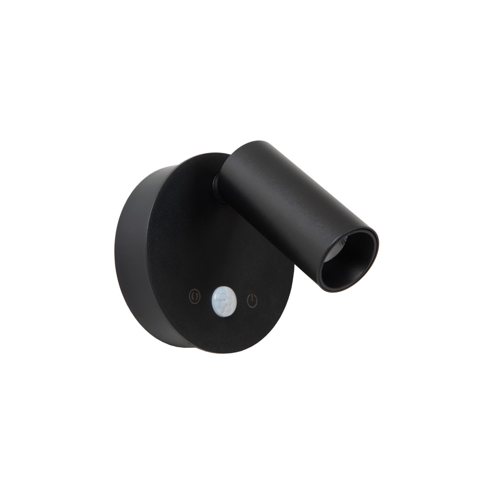 Lucide Oplaadbare wandlamp met sensorToni magnetisch zwart - 29934/02/30